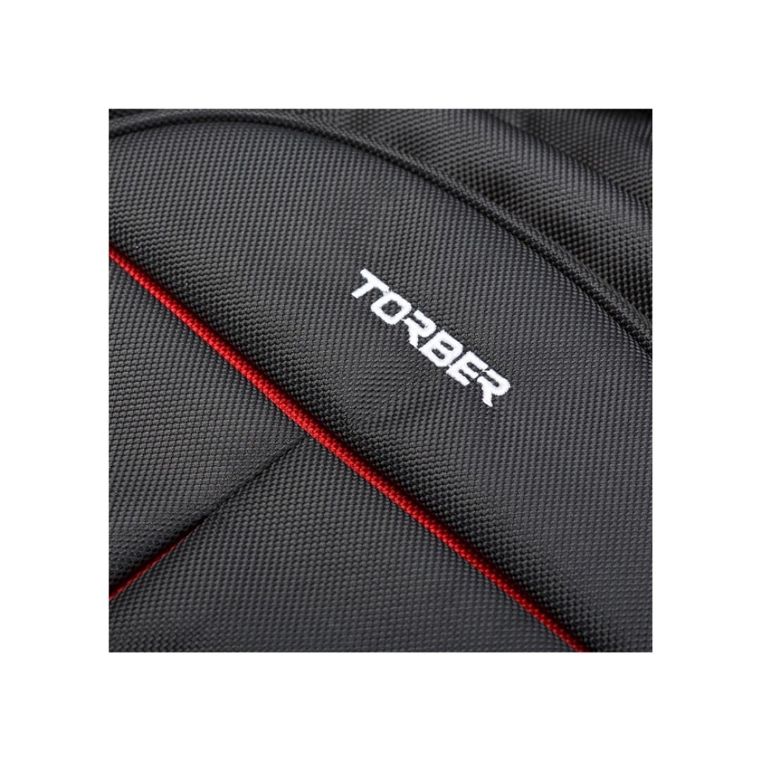 Рюкзак TORBER FORGRAD с отделением для ноутбука 15", чёрный, полиэстер, 46 х 32 x 13 см
