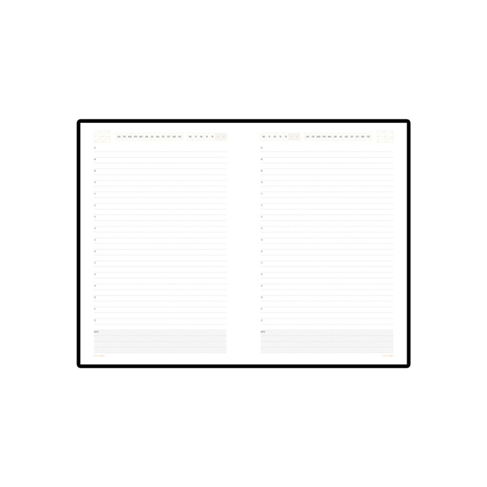 Ежедневник А5 недатированный «Mercury», серый