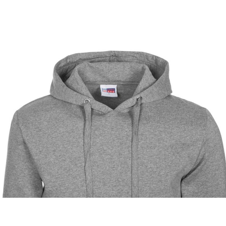 Толстовка с капюшоном "Amsterdam" мужская, серый меланж