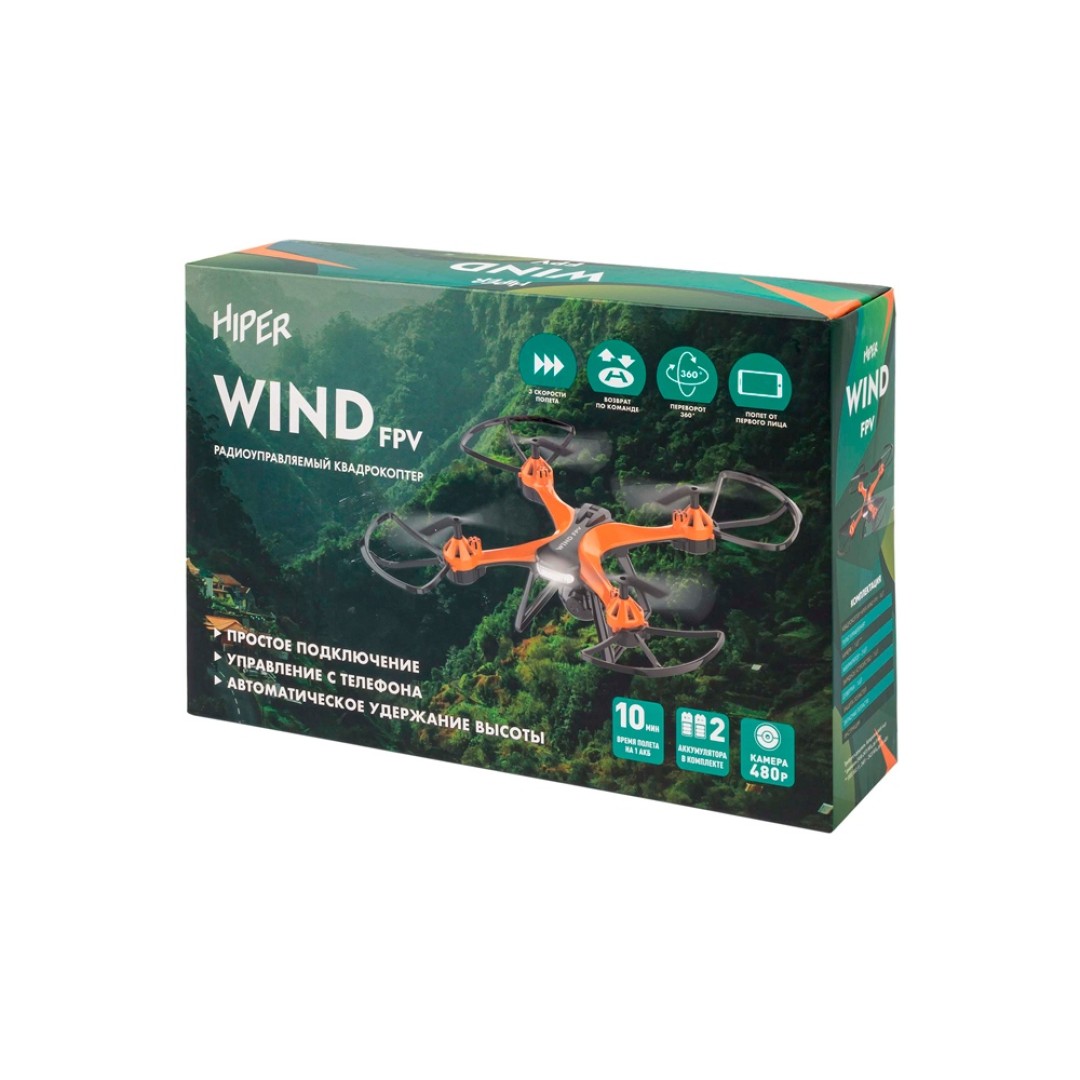 Радиоуправляемый квадрокоптер HIPER "WIND FPV"