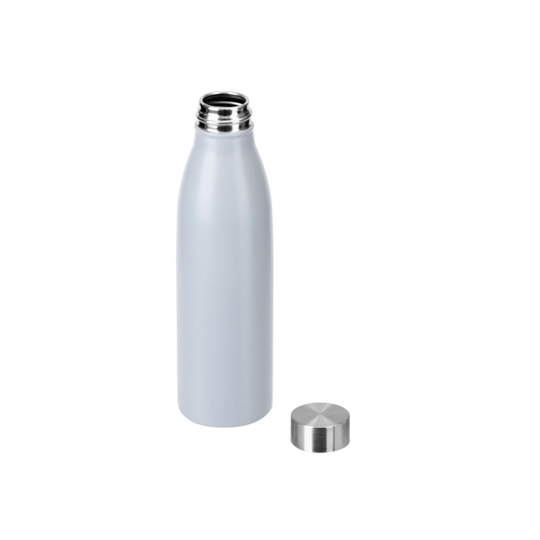 Стальная бутылка "Rely", 650 мл, серый