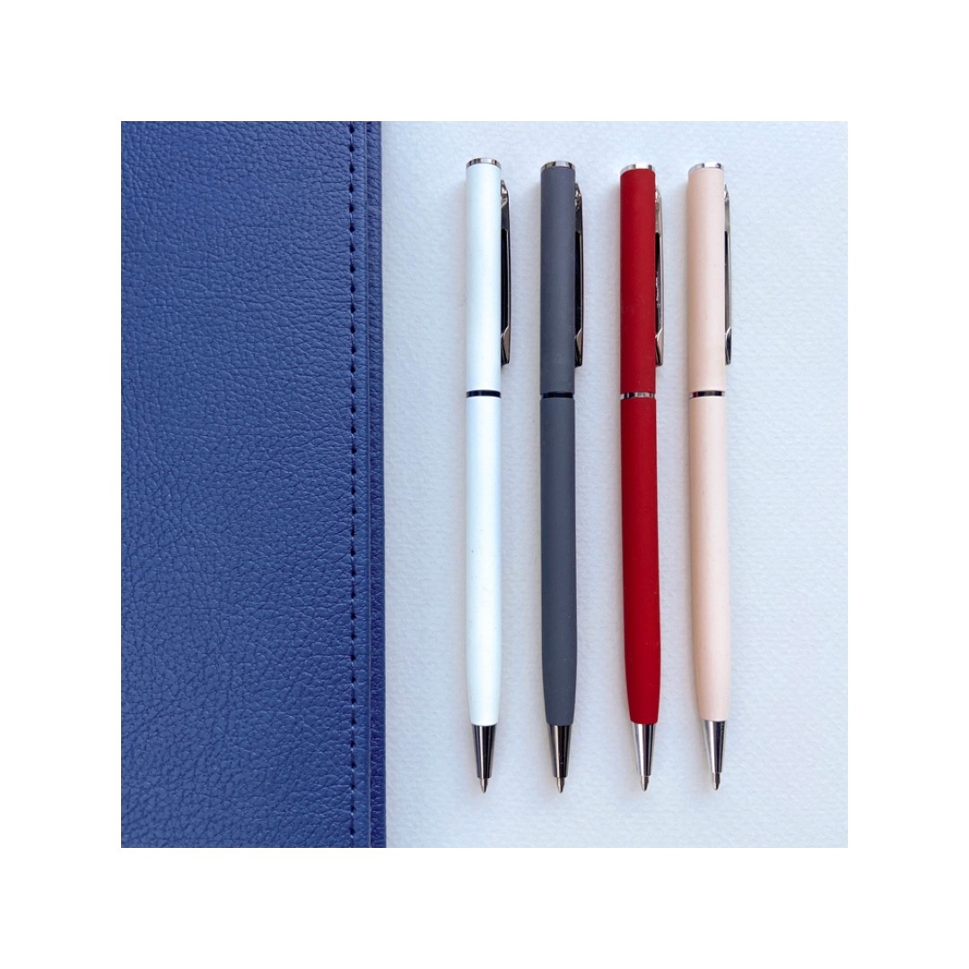 Ручка металлическая шариковая «Palermo», софт-тач, 0,7 мм,  графитовый