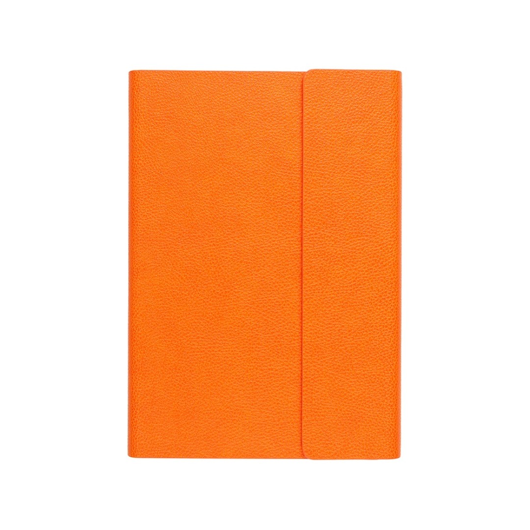 Ежедневник недатированный с магнитным клапаном А5 "Venezia", оранжевый