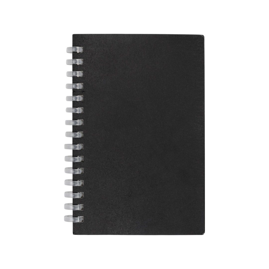 Блокнот на мягкой спирали А6 "Sahara", 60 листов 70 гр/м2, черный