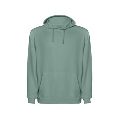 Толстовка с капюшоном «KENIA» унисекс, сине-зеленый выстиранный