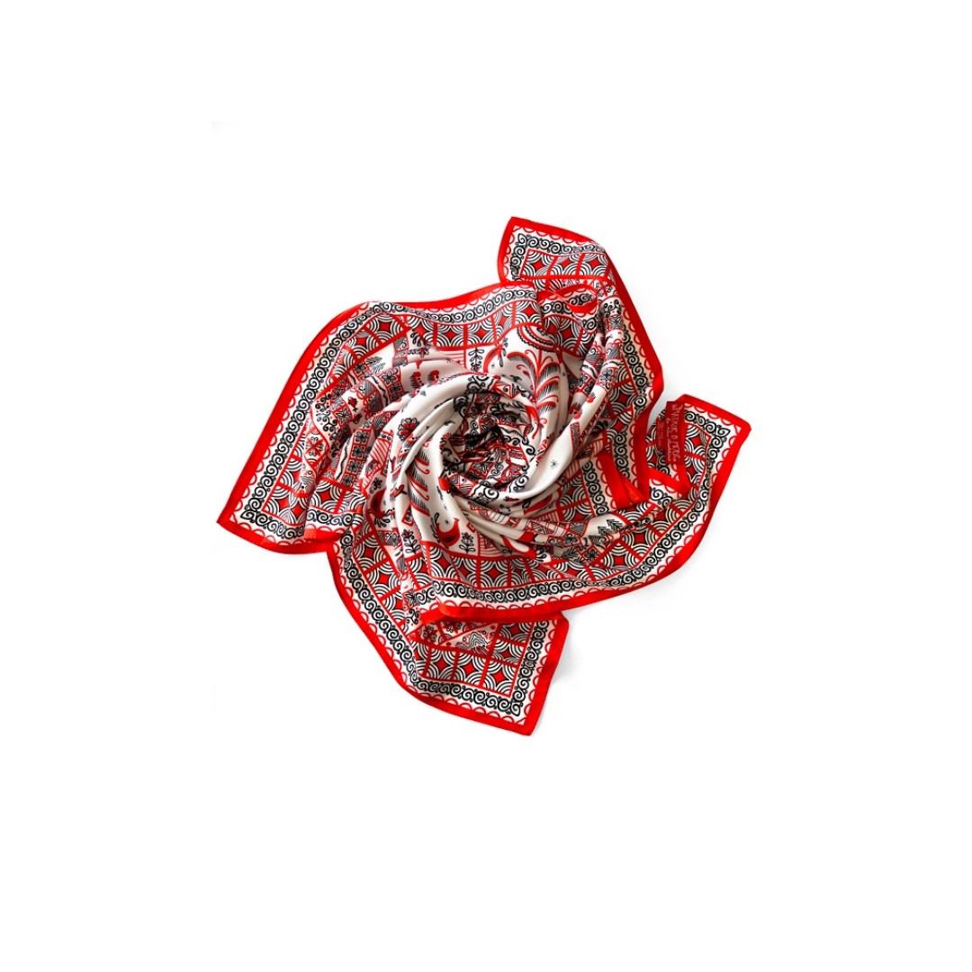 Платок "Мезенская роспись"