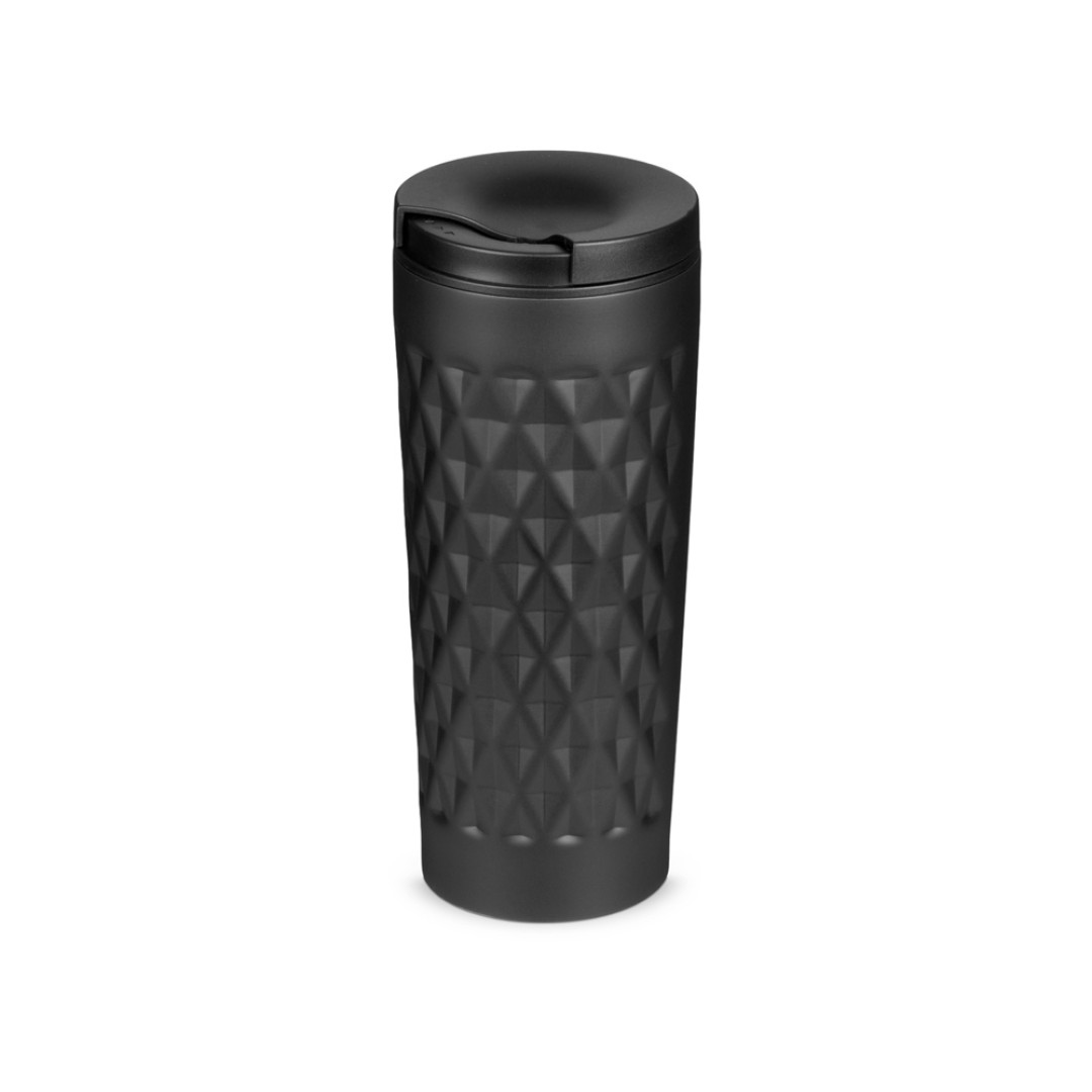 Герметичная вакуумная термокружка "Matrix",450 мл, черный