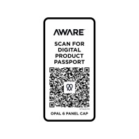 Opal с 6 панелями Aware™ кепка из переработанных материалов - Oatmeal