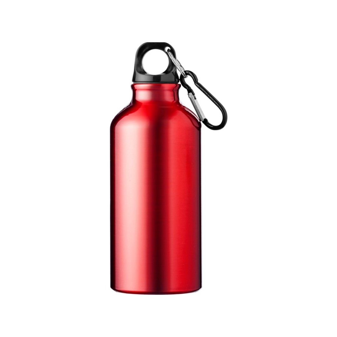 Бутылка "Oregon" с карабином 400мл, красный (P)