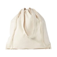 Рюкзак со шнурком Eliza из хлопчатобумажной ткани плотностью 240 г/м2, натуральный