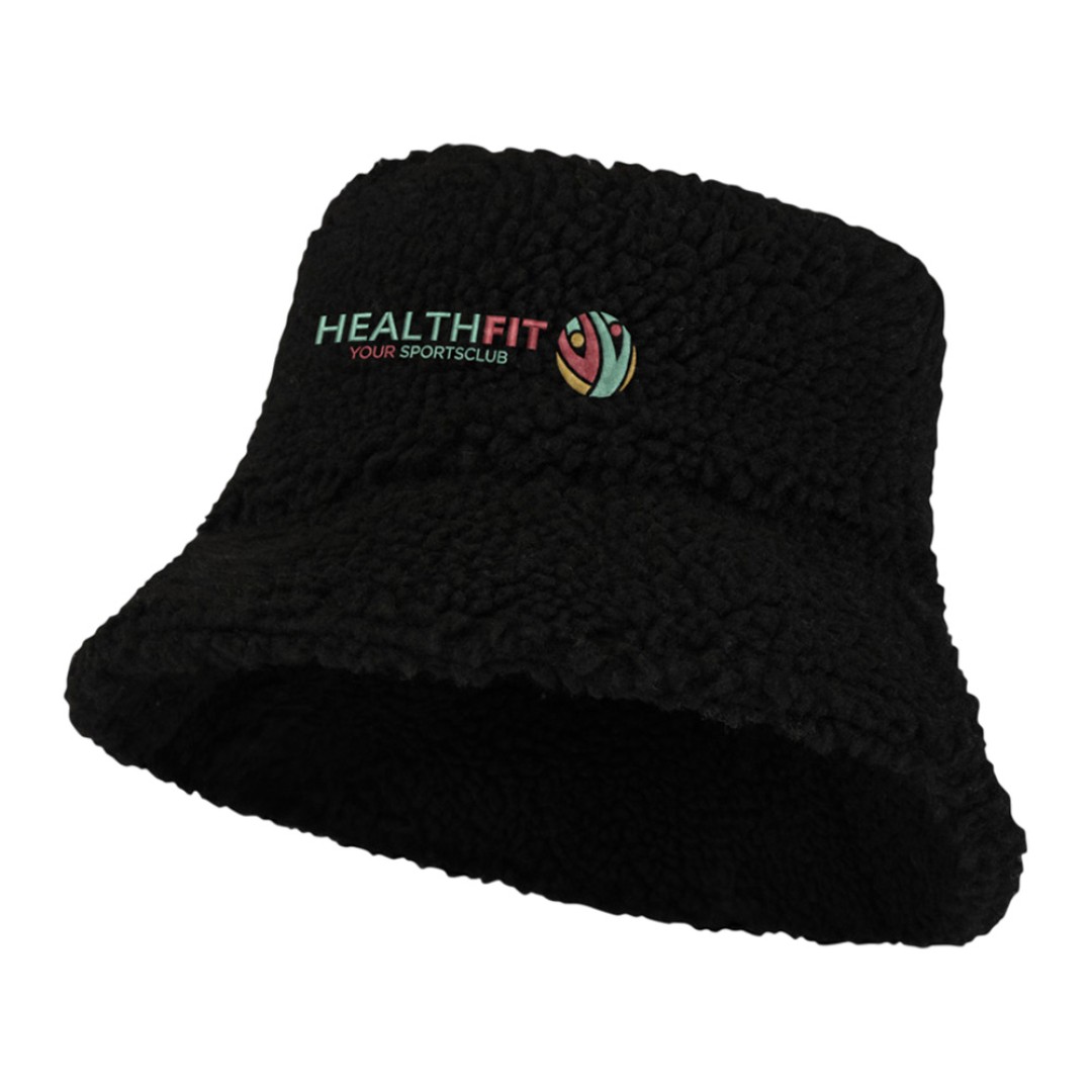 Панама "Baru"  из шерпа - Сплошной черный