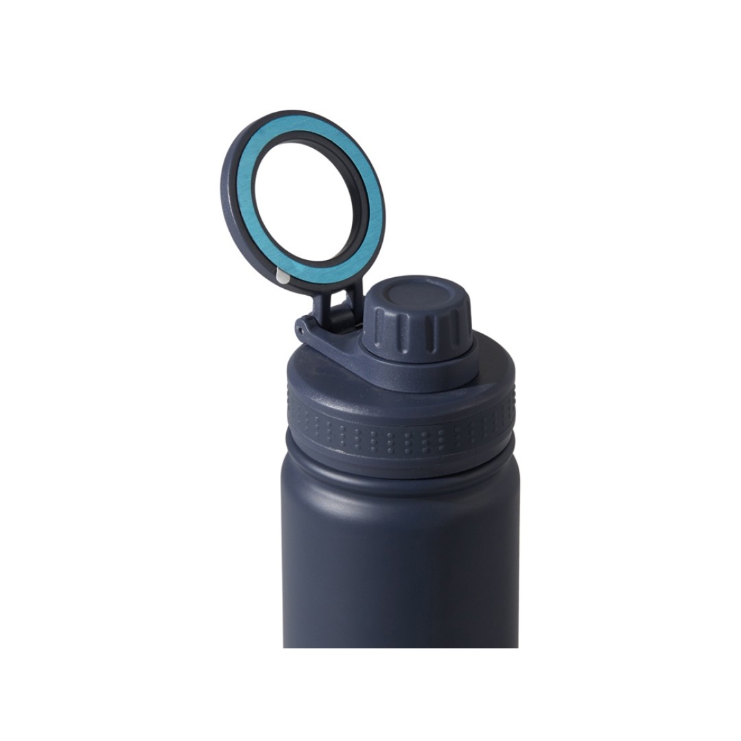 Вакуумная термобутылка с magsafe-держателем "INSIDER", 600 мл, синий