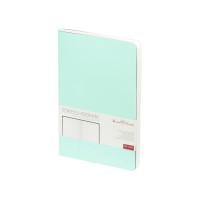 Ежедневник А5 недатированный «Megapolis Velvet Flex», зефирный мятный