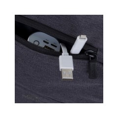 RIVACASE 7760 black ECO рюкзак для ноутбука 15.6"