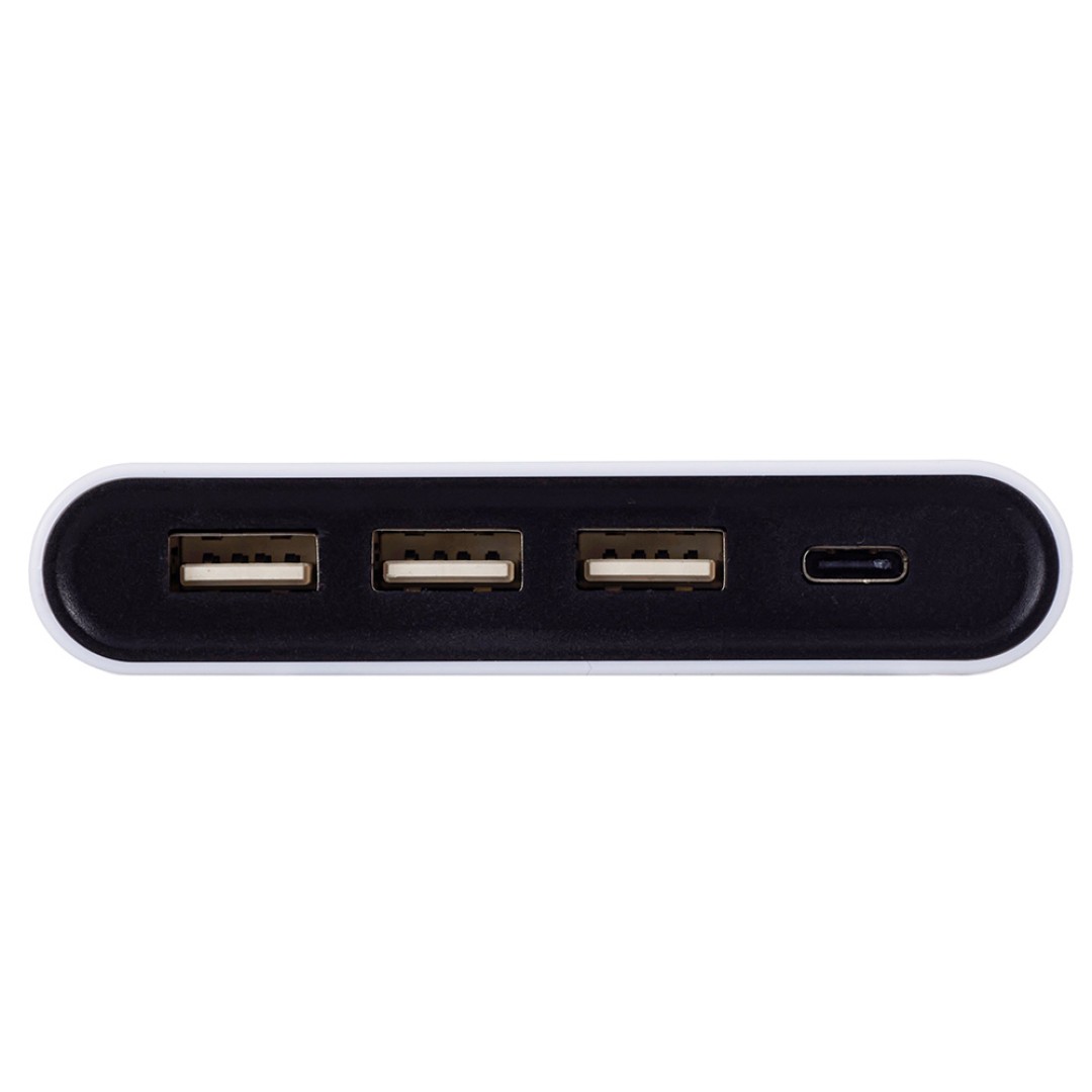 USB-хаб «Hubix» с коннектором 2-в-1 USB-C и USB-A, 2.0, белый