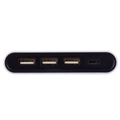 USB-хаб «Hubix» с коннектором 2-в-1 USB-C и USB-A, 2.0, белый