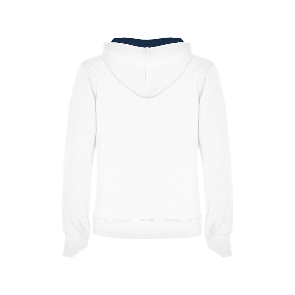 Толстовка с капюшоном "Urban" женская, белый/нэйви