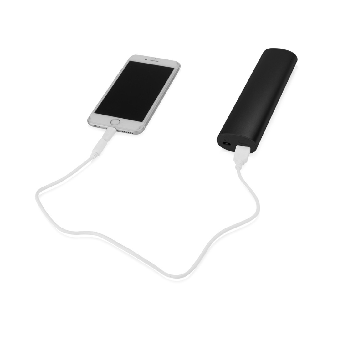 Портативное зарядное устройство "Спайк", 8000 mAh, черный