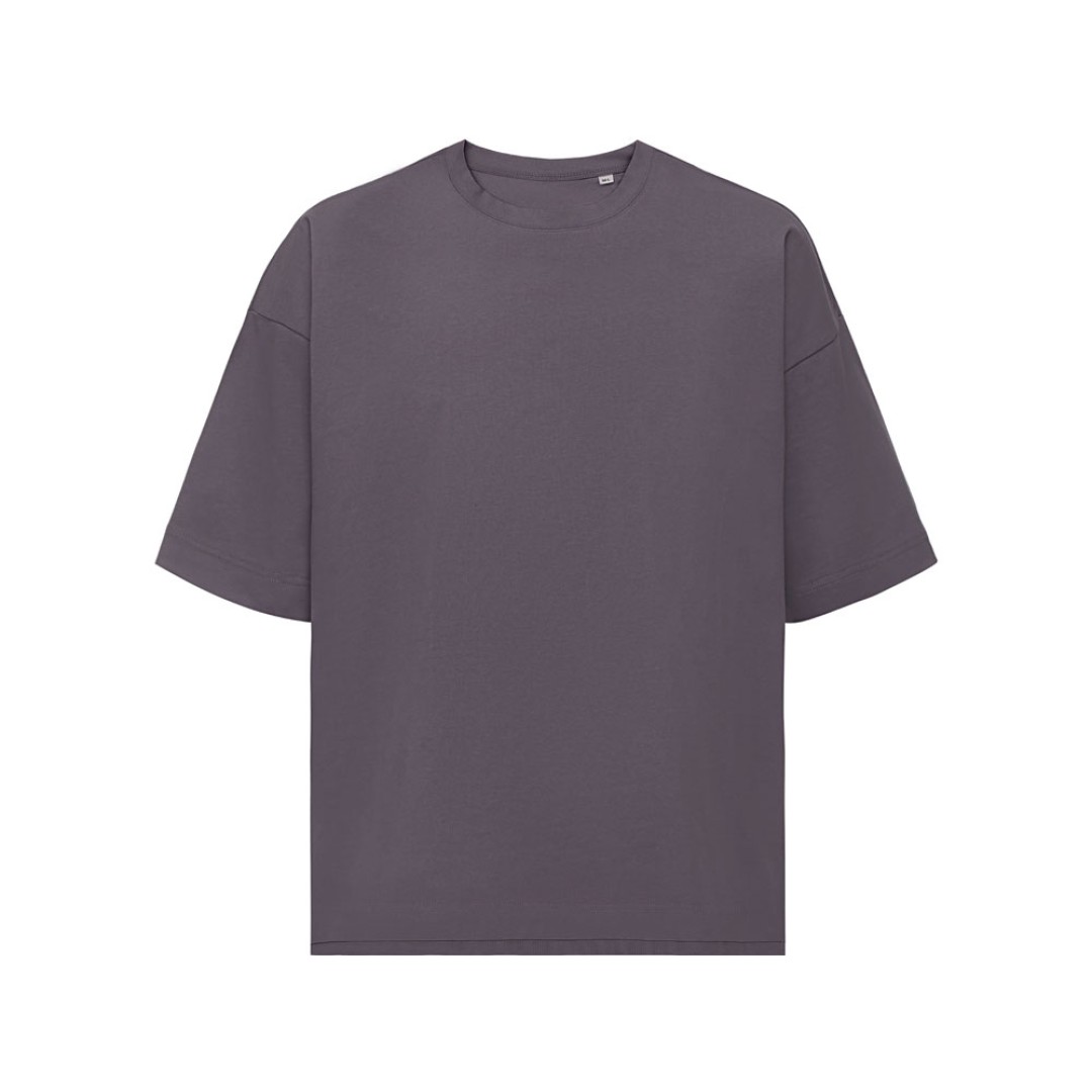 Футболка оверсайз «Beta.01» унисекс, темно-серый