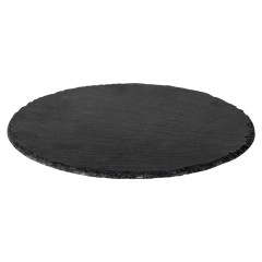 Круглая доска Moon для закусок, сланцевая 25 см