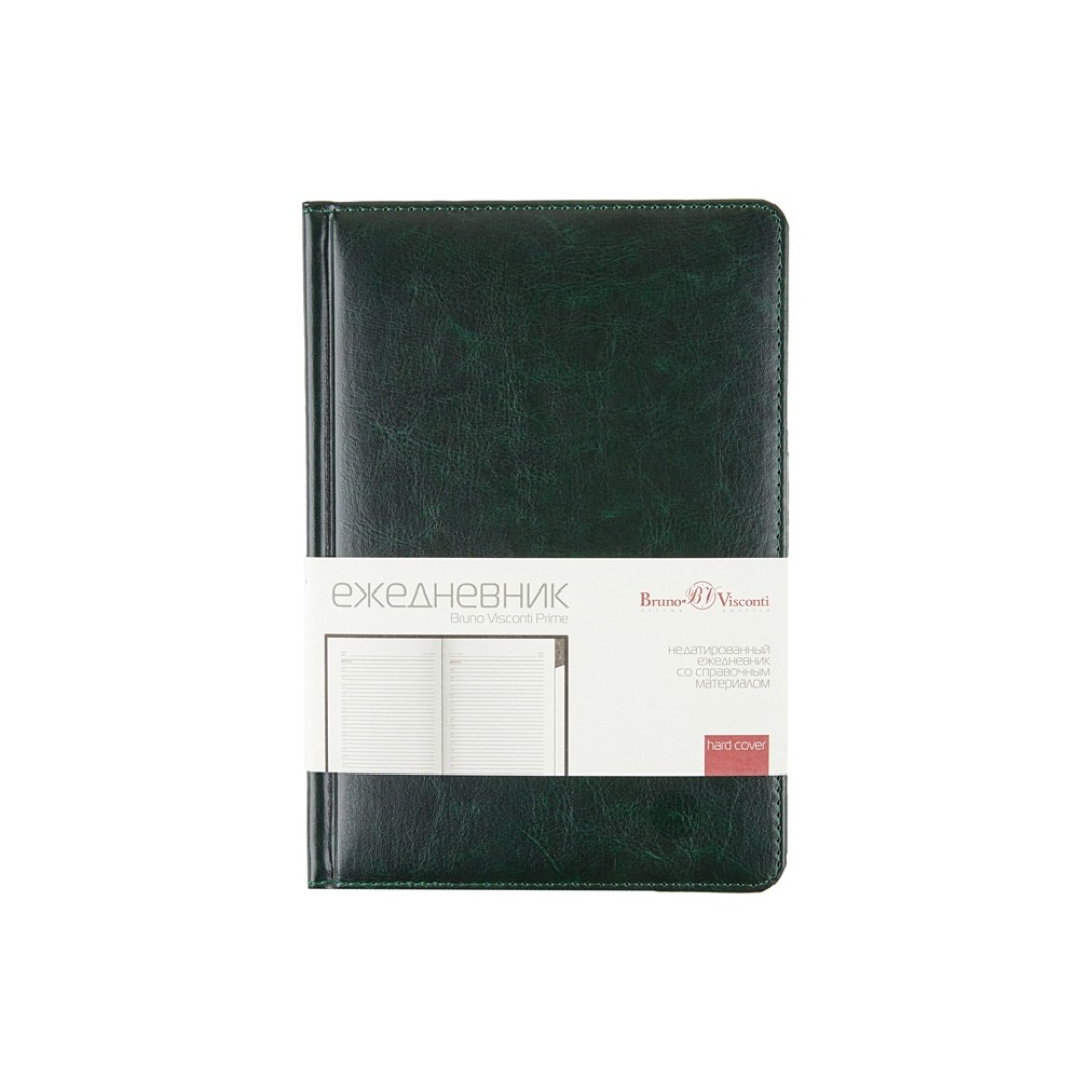 Ежедневник недатированный с индексами А5 "Prime", темно-зеленый