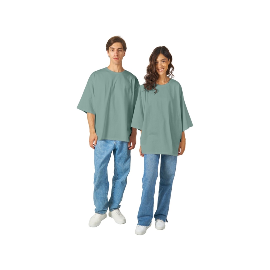 Футболка Berlin к/р оверсайз, 100% хлопок, 180гр, пыльно-бирюзовый