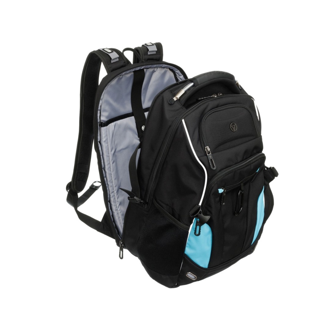 Рюкзак TORBER XPLOR с отделением для ноутбука 15", чёрный, полиэстер 900D, 34x22x46 см, 34л