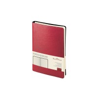 Ежедневник А5 недатированный «Milano», красный (Р)