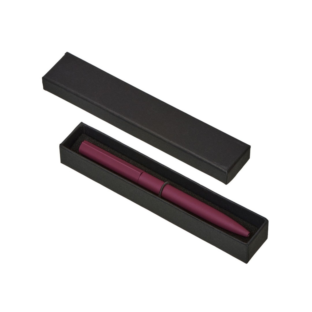 Шариковая металлическая ручка "Minimalist" софт-тач, бургунди