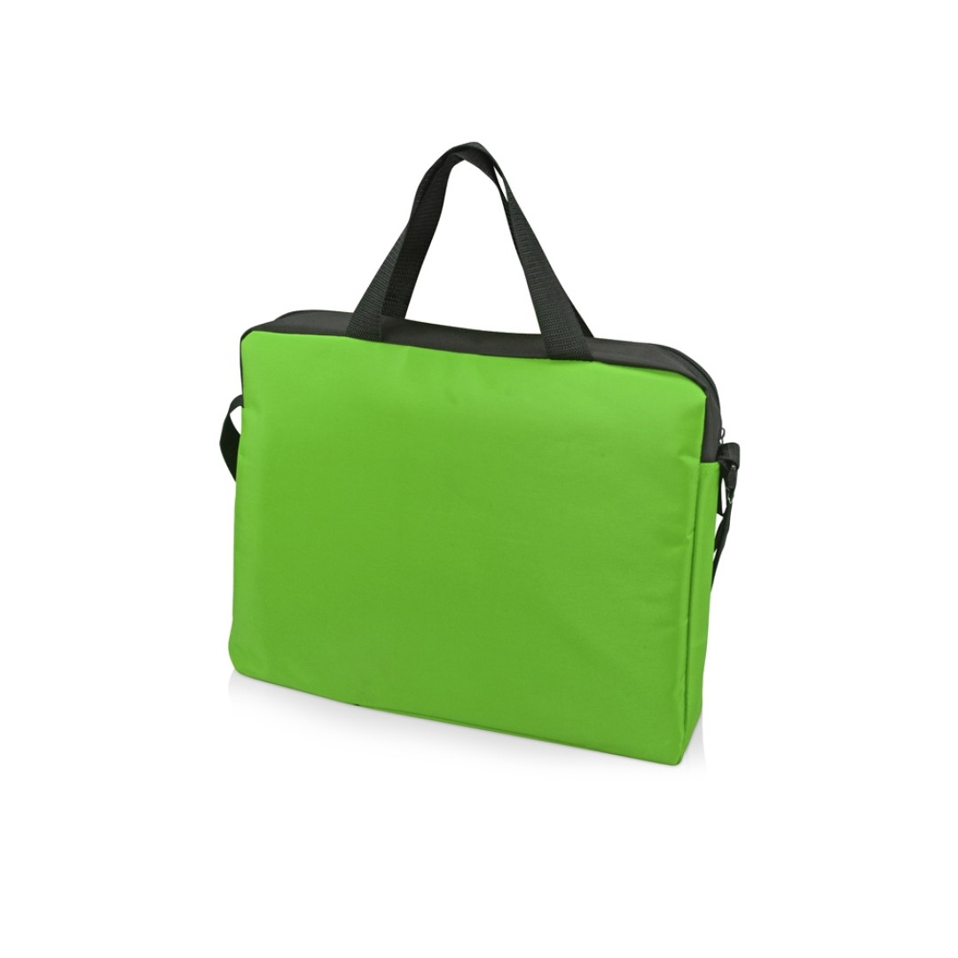 Конференц сумка для документов "Congress", зеленый/черный
