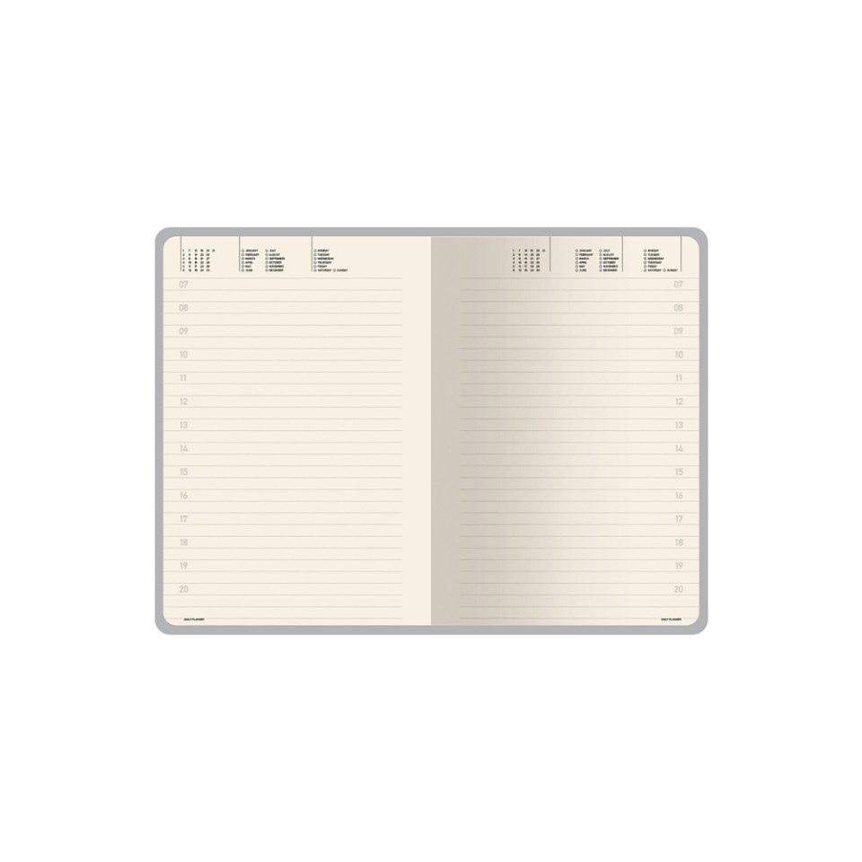 Ежедневник недатированный А5 "Megapolis Velvet New", белый