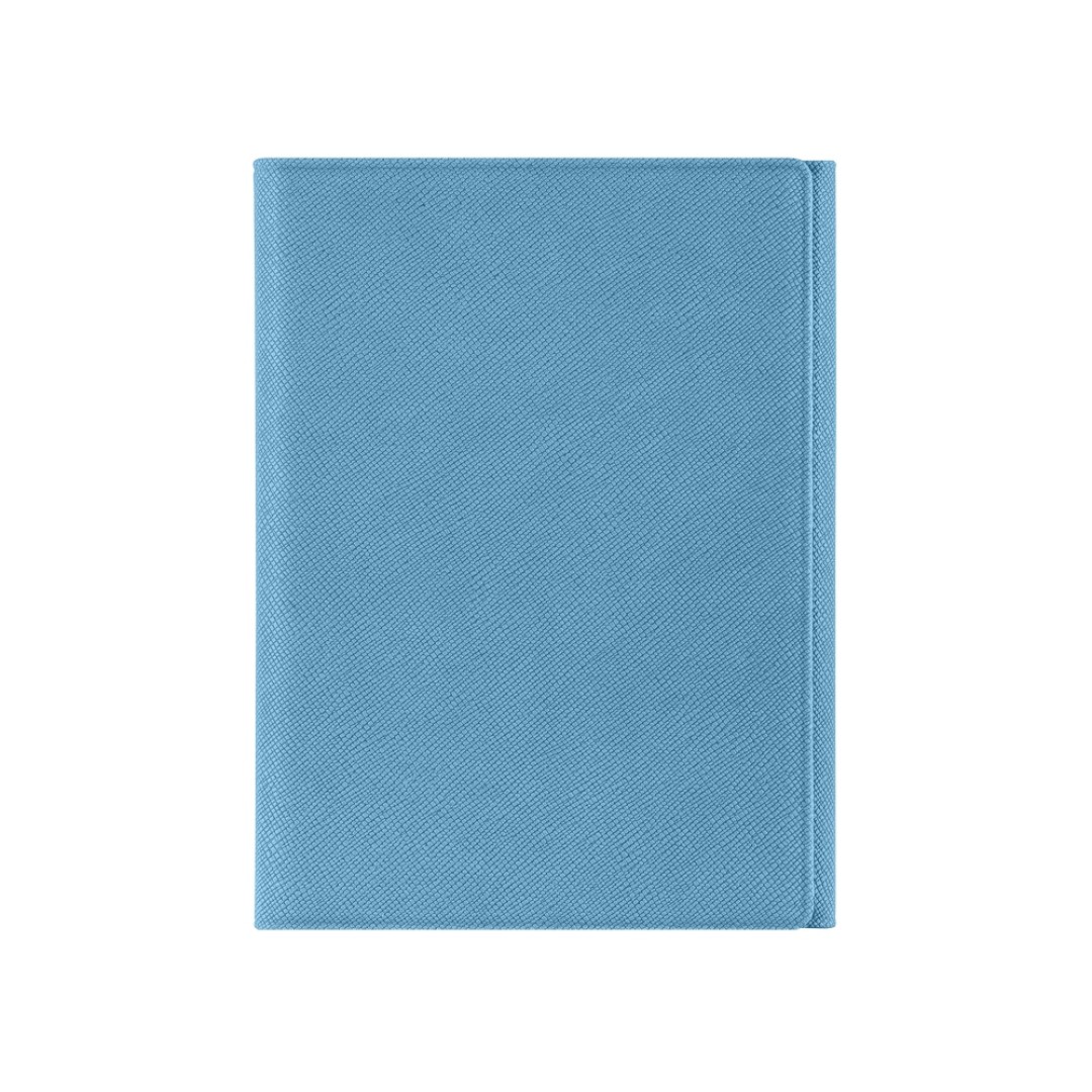 Обложка на магнитах для автодокументов и паспорта "Favor", голубая