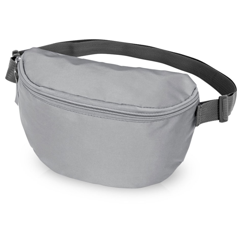 Светоотражающая сумка на пояс Reflector, серебристый