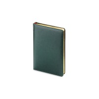 Ежедневник А5 датированный «Sidney Nebraska» 2026, зеленый (золотой обрез)