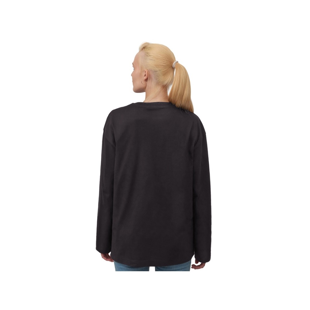 Лонгслив оверсайз «Berlin» унисекс, темно-серый