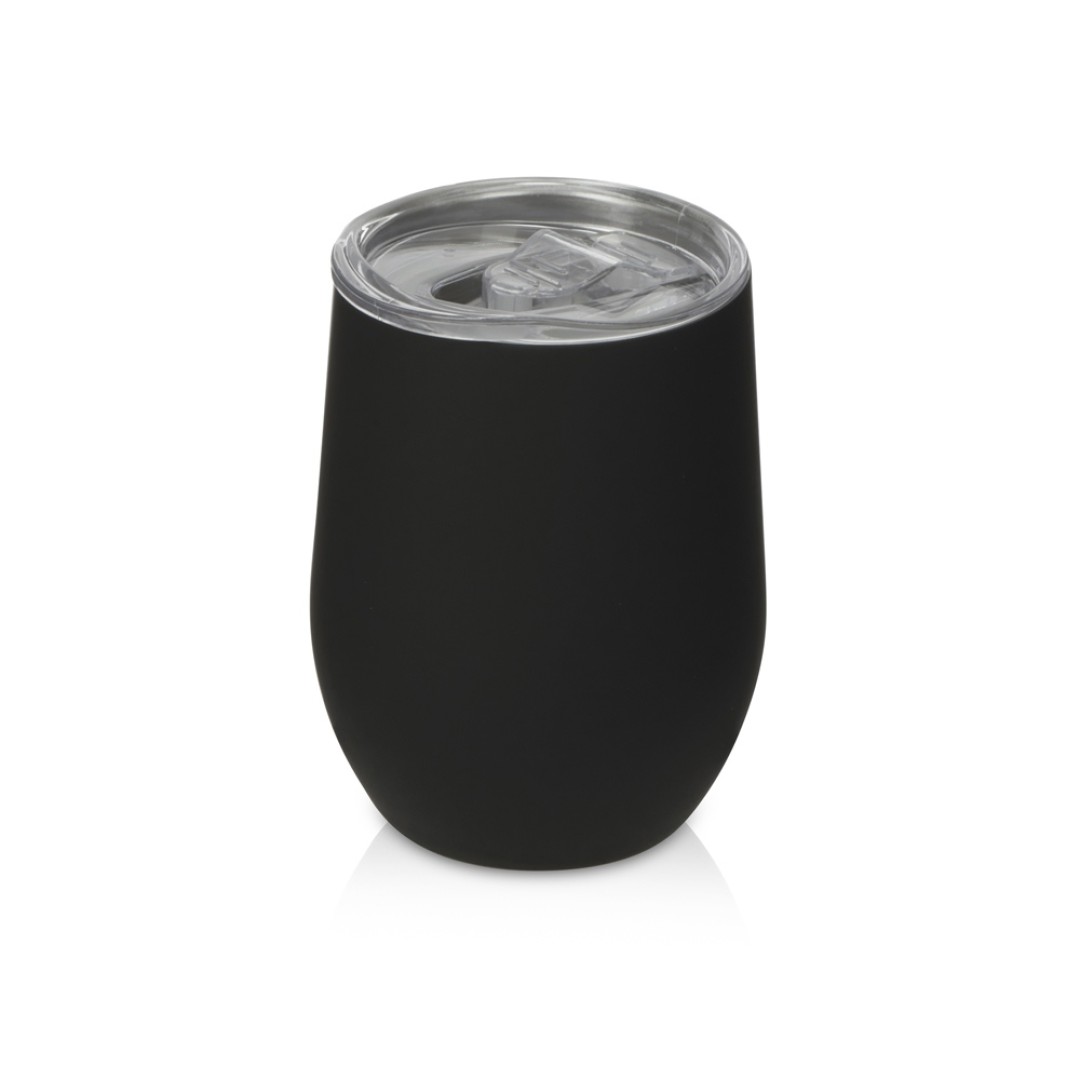 Подарочный набор с термокружкой и повербанком С2, 10000 mAh, черный