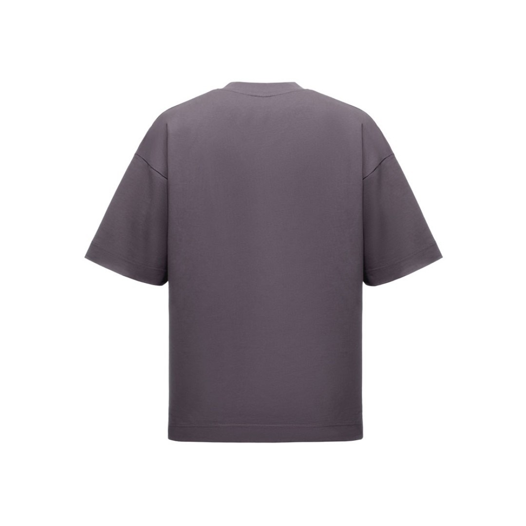 Футболка оверсайз «Beta.01» унисекс, темно-серый