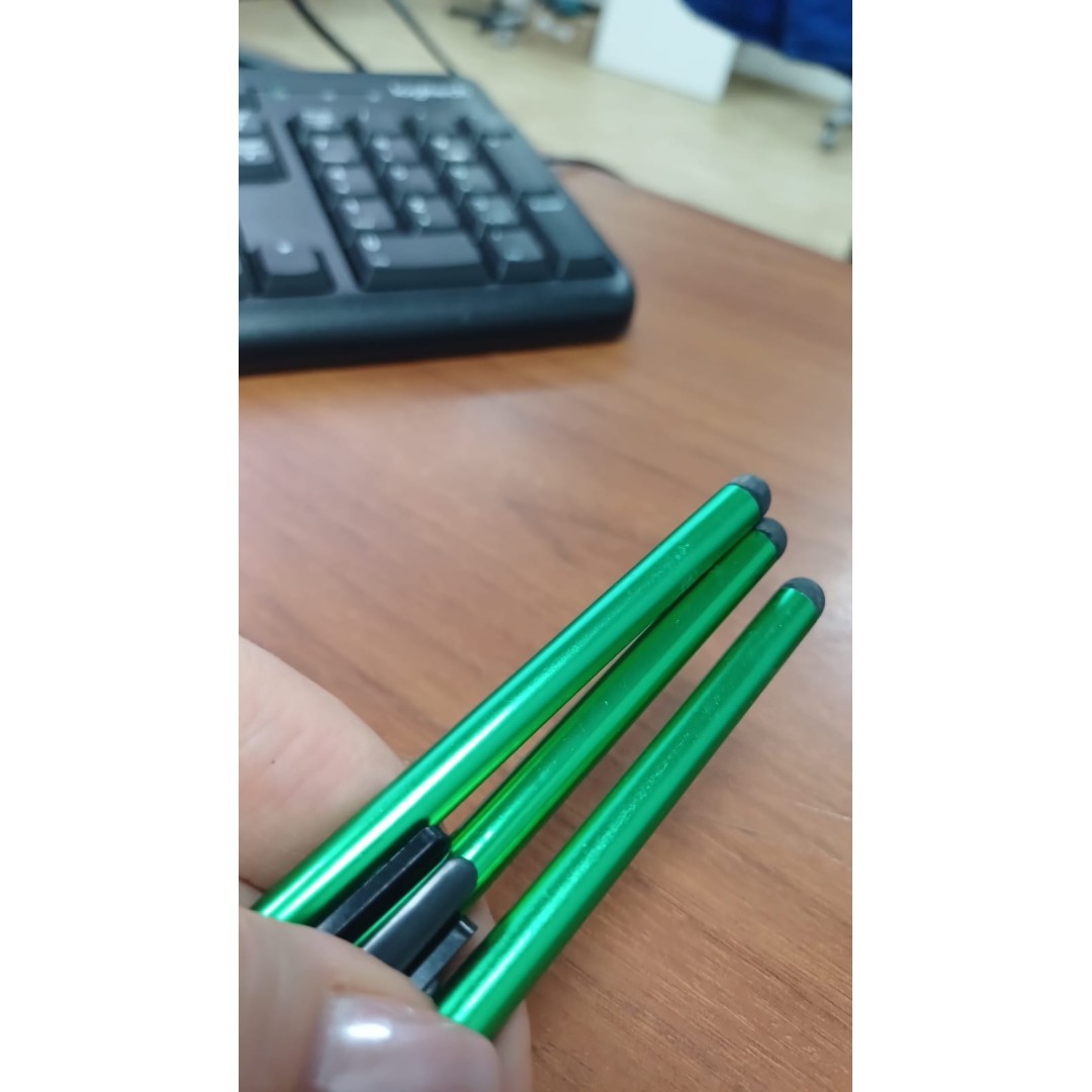 Стилус металлический Touch Smart Phone Tablet PC Universal, зеленый (Р)