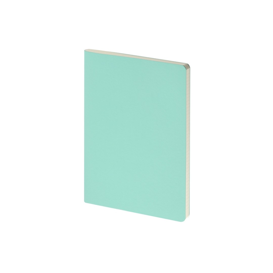 Бизнес тетрадь А5 "Megapolis flex" 60 л. soft touch клетка, зефирный мятный