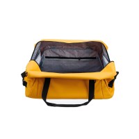 Сумка дорожная TORBER MOBI, желтая, полиэстер 900D с PU покрытием, 65 х 37 х 34 см