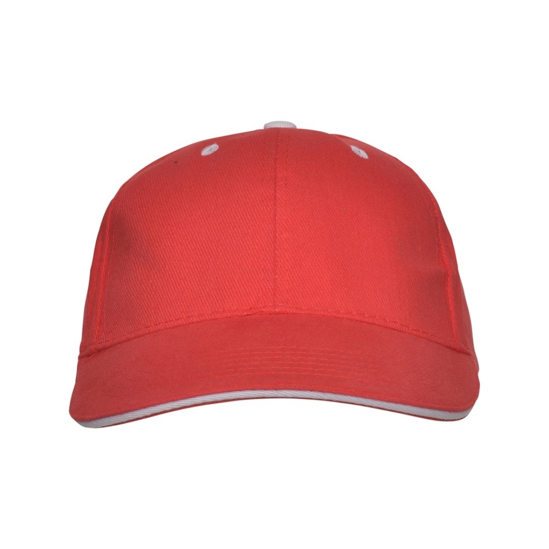 Бейсболка "Panel" унисекс, красный
