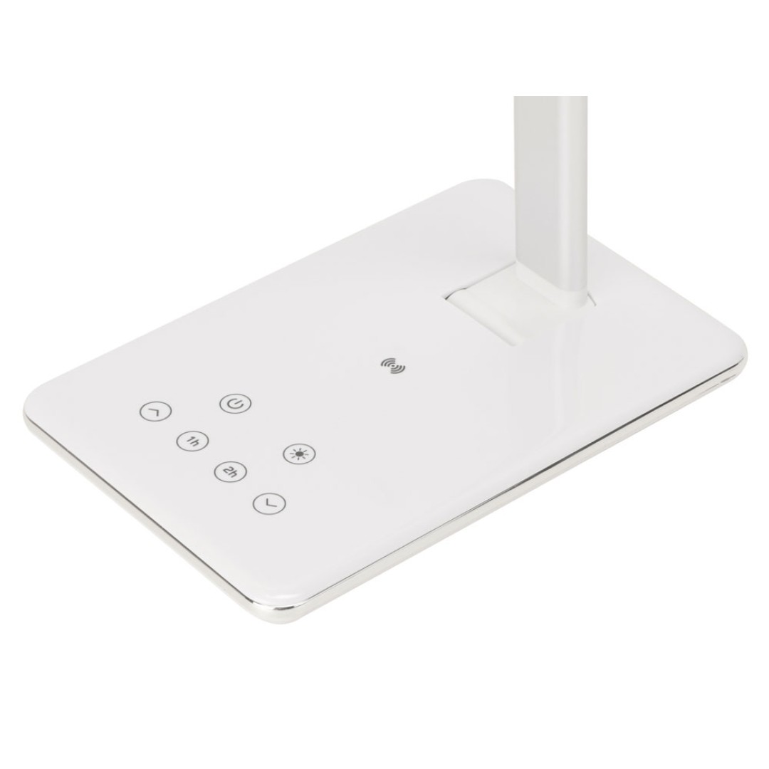 Настольная лампа с функцией беспроводной зарядки "Starline", белый