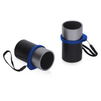 Портативные парные колонки Qjet TWS "Mates" с синими кольцами