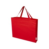 Odessa большая эко-сумка из переработанного хлопка, сертифицированного согласно GRS, плотностью 220 г/м2 - Красный