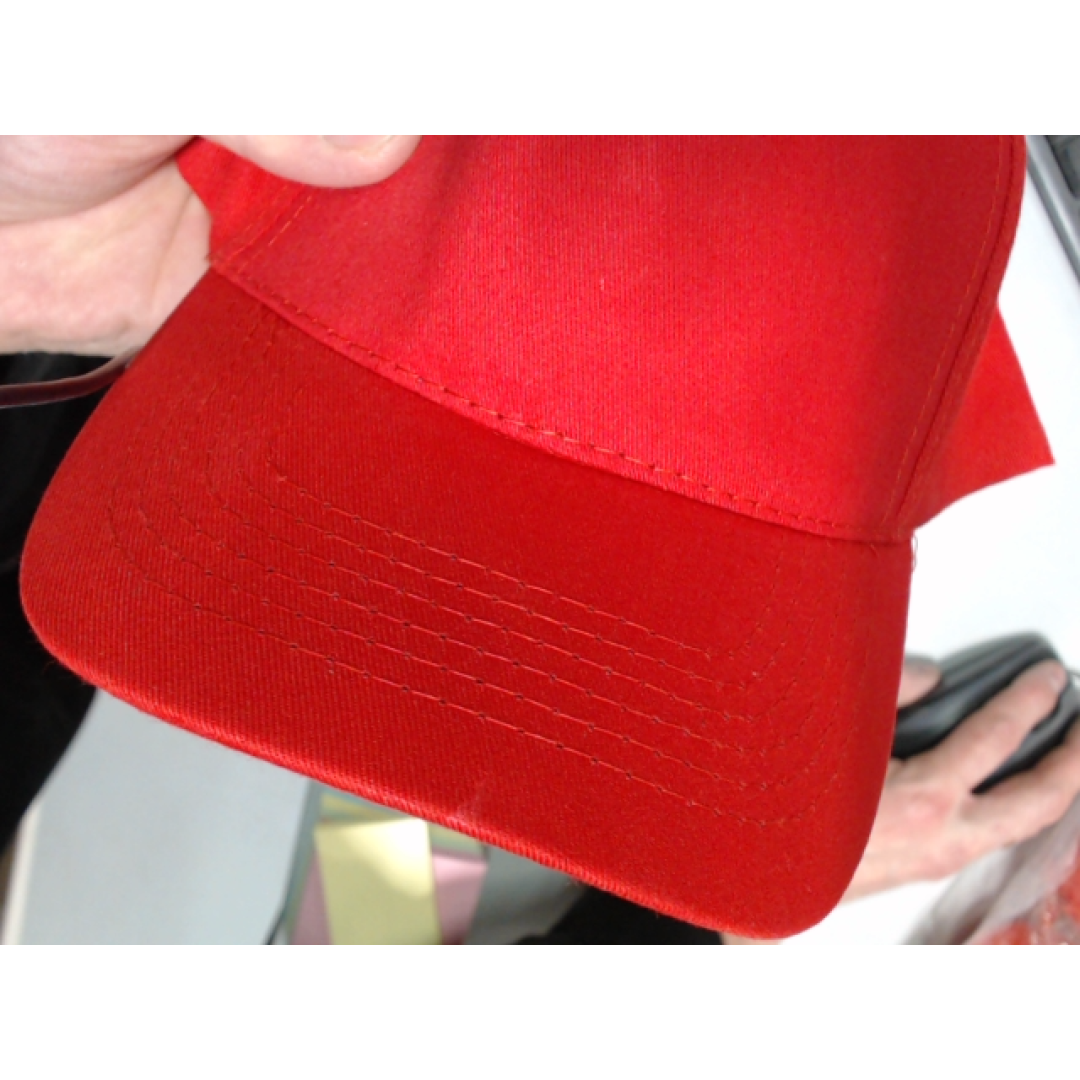 Бейсболка "Memphis" 5-ти панельная 165 гр, красный (P)