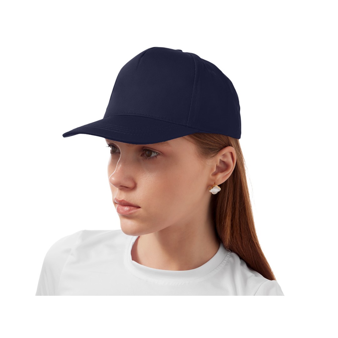 Бейсболка "Мемфис 230" 5-панельная, темно-синяя