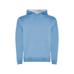 Толстовка с капюшоном "Urban" детская, небесно-голубой/белый