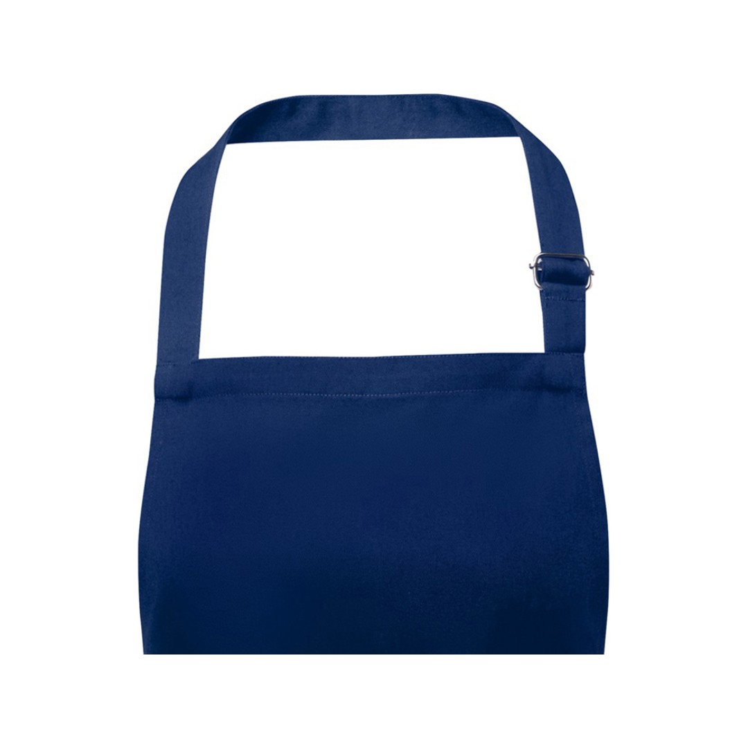 Фартук Andrea плотностью 240 г/м2 с регулируемой завязкой на шее - Темно - синий