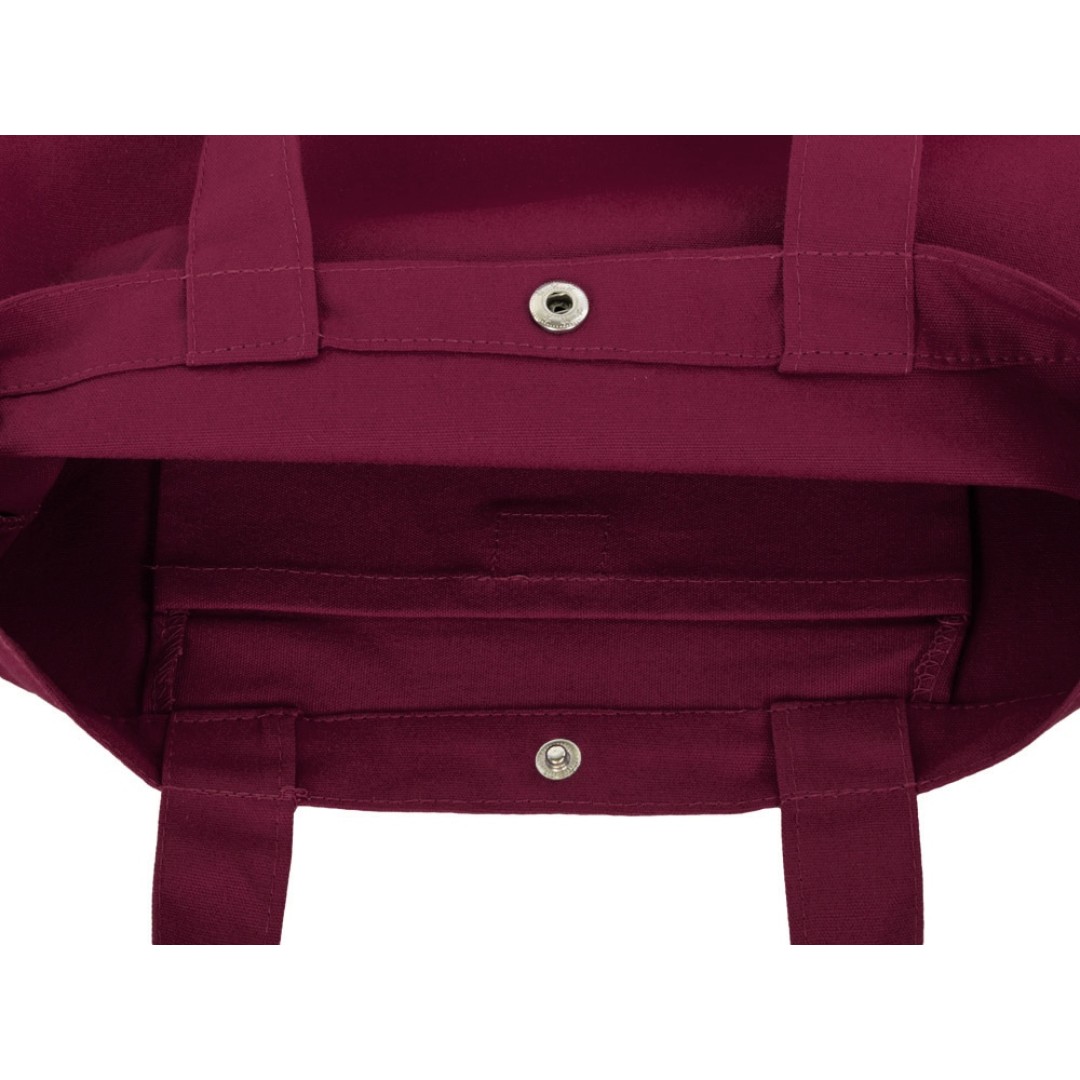 Сумка Helfer из хлопка на кнопке с регулирующейся лямкой, бордовый