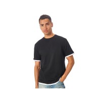 Футболка «Rotterdam» мужская, черный/белый